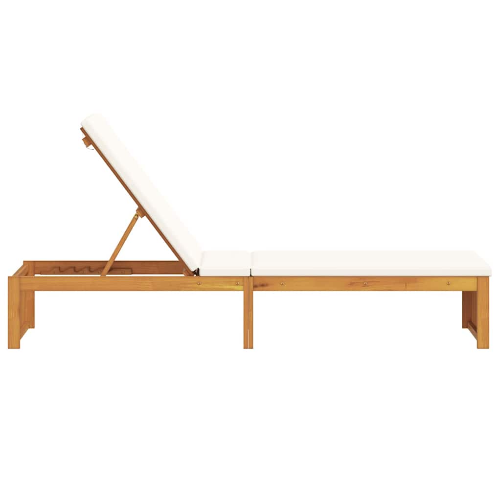vidaXL Leżak Olej Naturalny 200 x 55 x 94 cm Lite drewno akacjowe