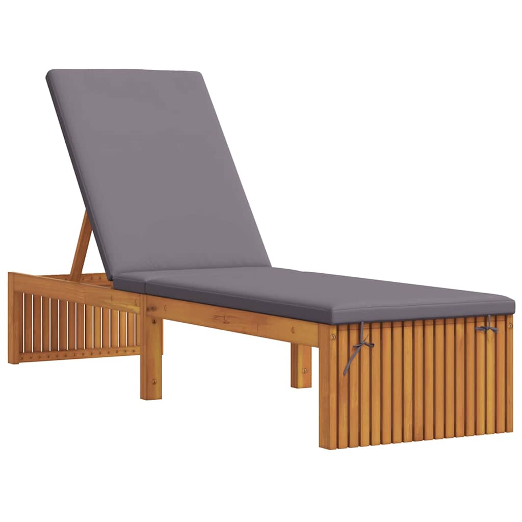 vidaXL Leżak Olej Naturalny 200 x 55 x 94 cm Lite drewno akacjowe