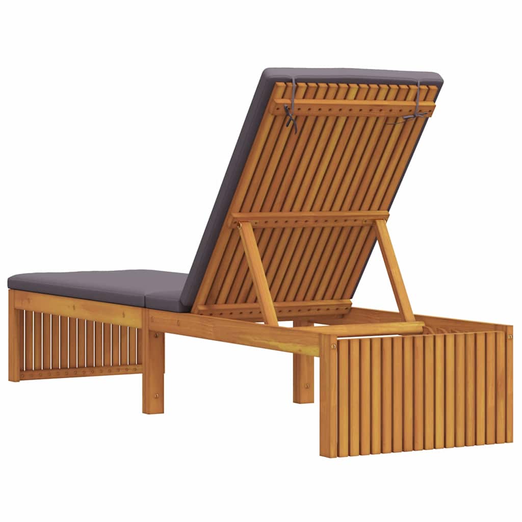 vidaXL Leżak Olej Naturalny 200 x 55 x 94 cm Lite drewno akacjowe