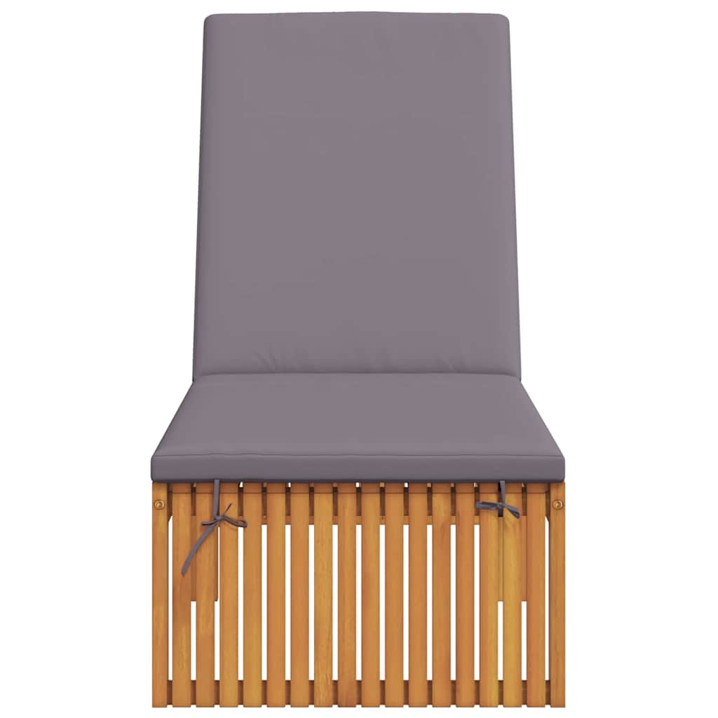 vidaXL Leżak Olej Naturalny 200 x 55 x 94 cm Lite drewno akacjowe
