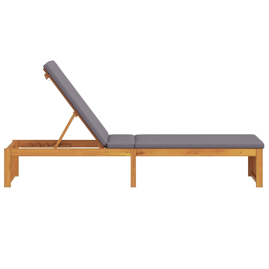 vidaXL Leżak Olej Naturalny 200 x 55 x 94 cm Lite drewno akacjowe