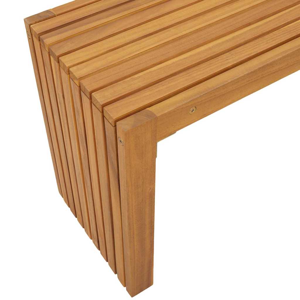 vidaXL ławka Olej Naturalny 110 x 30 x 45 cm Lite drewno teakowe
