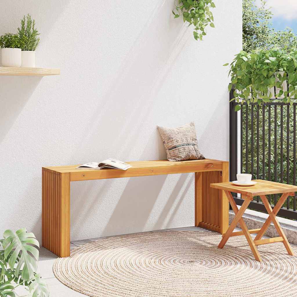 vidaXL ławka Olej Naturalny 110 x 30 x 45 cm Lite drewno teakowe