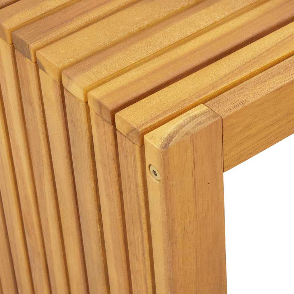 vidaXL Stolik boczny Olej Naturalny 70 x 35 x 35 cm Lite Drewno Akacji