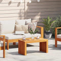 vidaXL Stolik boczny Olej Naturalny 70 x 35 x 35 cm Lite Drewno Akacji