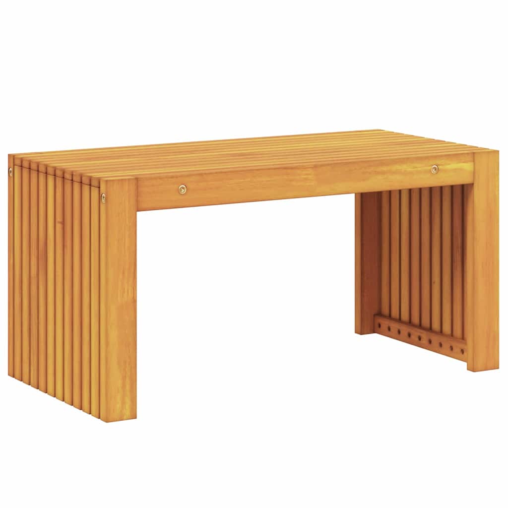 vidaXL Stolik boczny Olej Naturalny 70 x 35 x 35 cm Lite Drewno Akacji