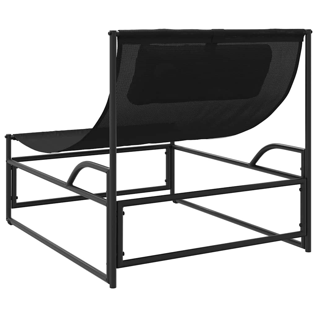 vidaXL Leżak ogrodowy antracytowy 87x74x73 cm stal i tkanina