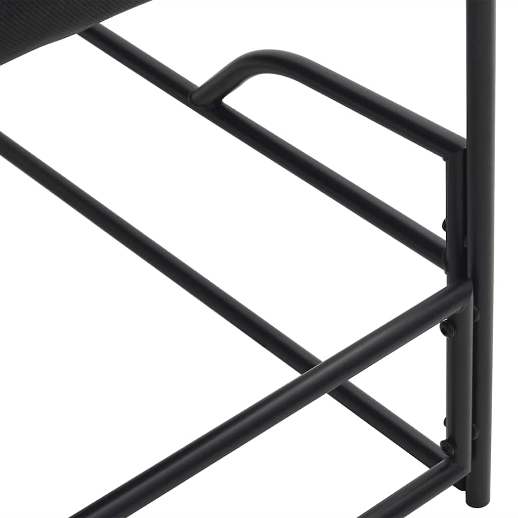vidaXL Leżak ogrodowy antracytowy 87x74x73 cm stal i tkanina