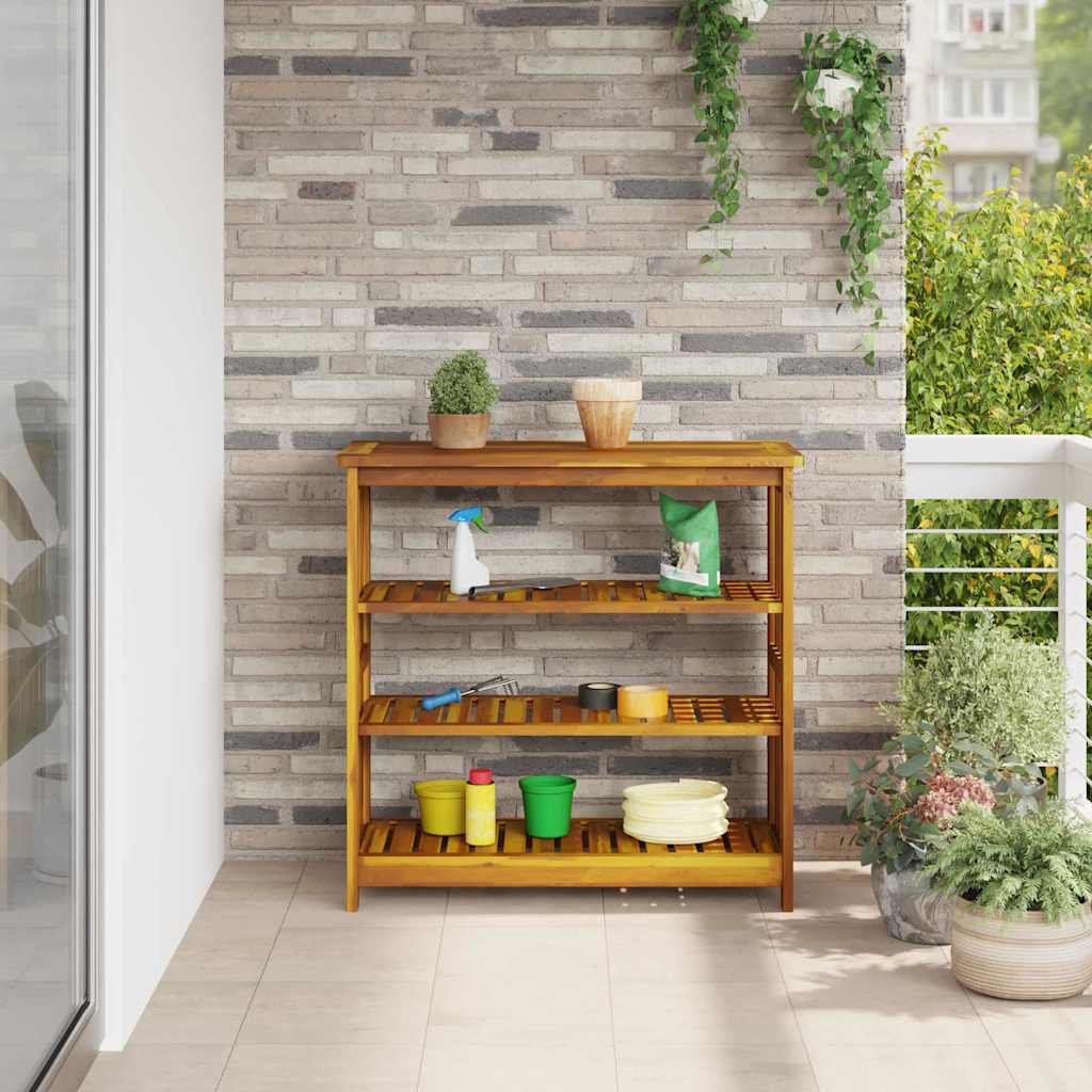 vidaXL Szafka ogrodowa Naturalny 90 x 40 x 90cm Lite Drewno Akacji
