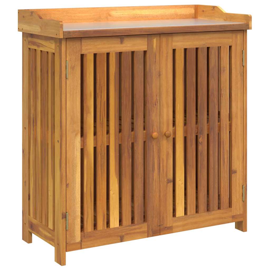 vidaXL Szafka ogrodowa Naturalny 93 x 41,5 x 98 cm Lite Drewno Akacji