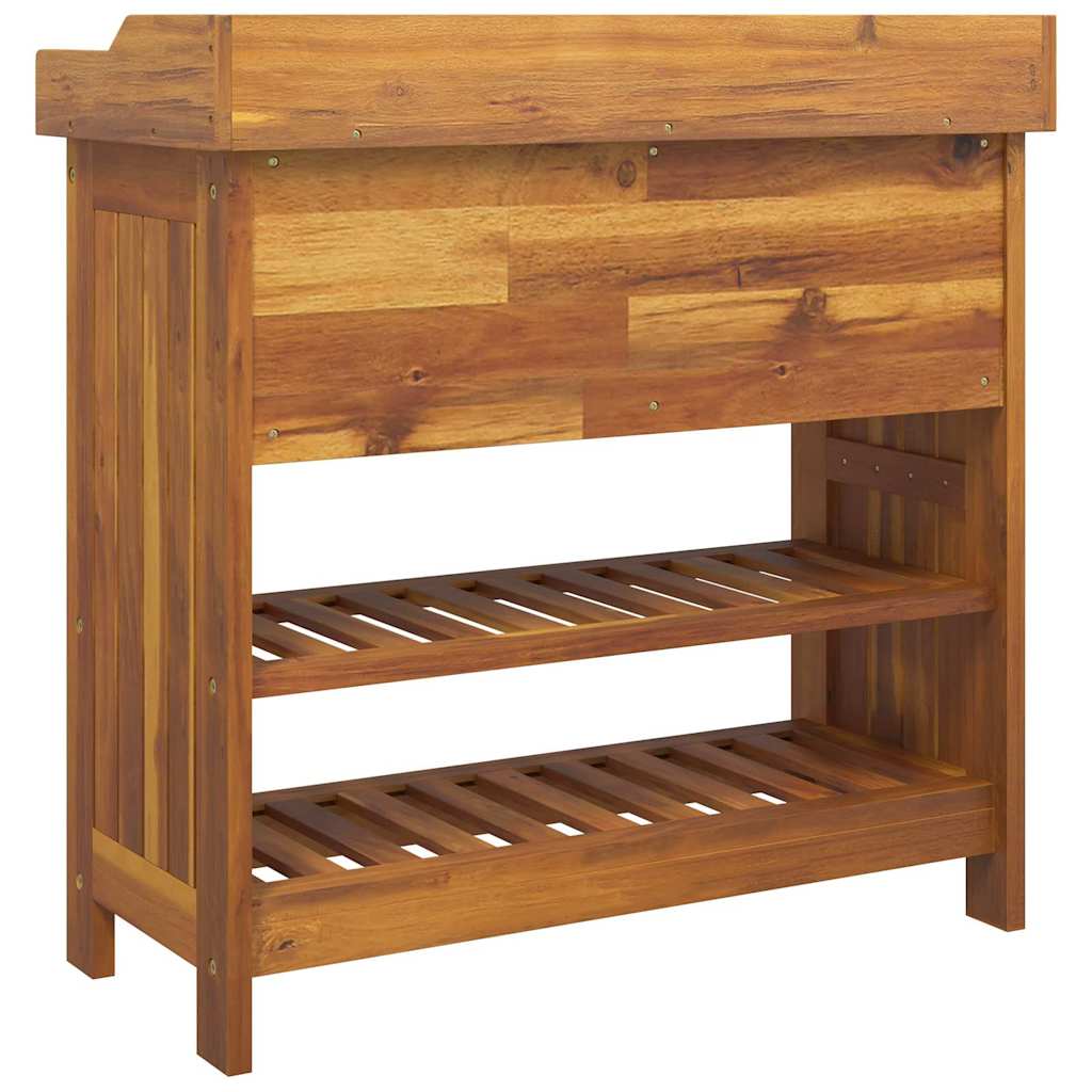 vidaXL Szafka ogrodowa Naturalny 78 x 36,5 x 78cm Lite Drewno Akacji