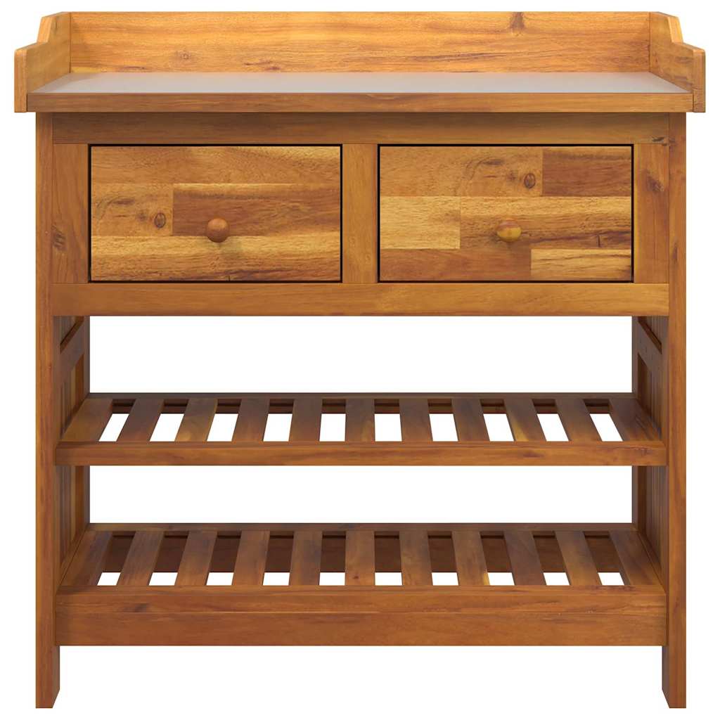 vidaXL Szafka ogrodowa Naturalny 78 x 36,5 x 78cm Lite Drewno Akacji