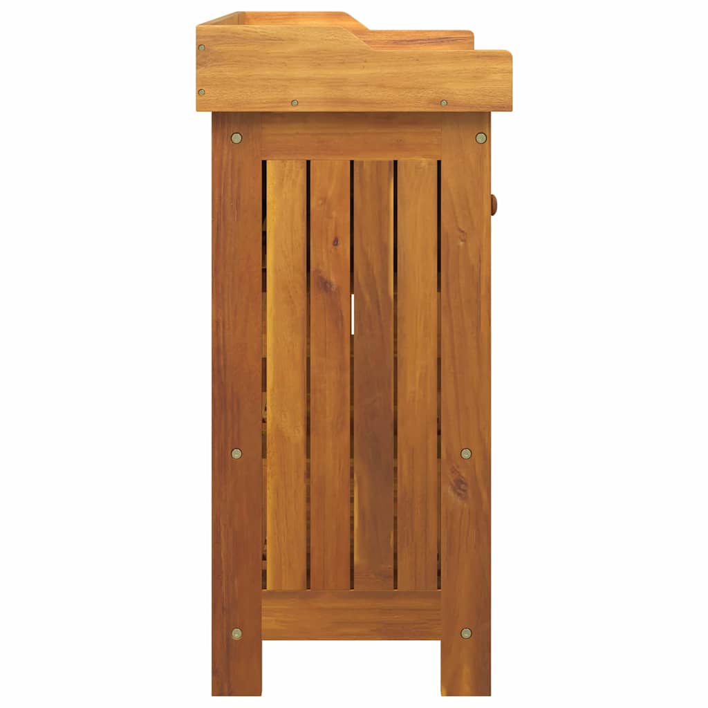 vidaXL Szafka ogrodowa Naturalny 78 x 36,5 x 78cm Lite Drewno Akacji