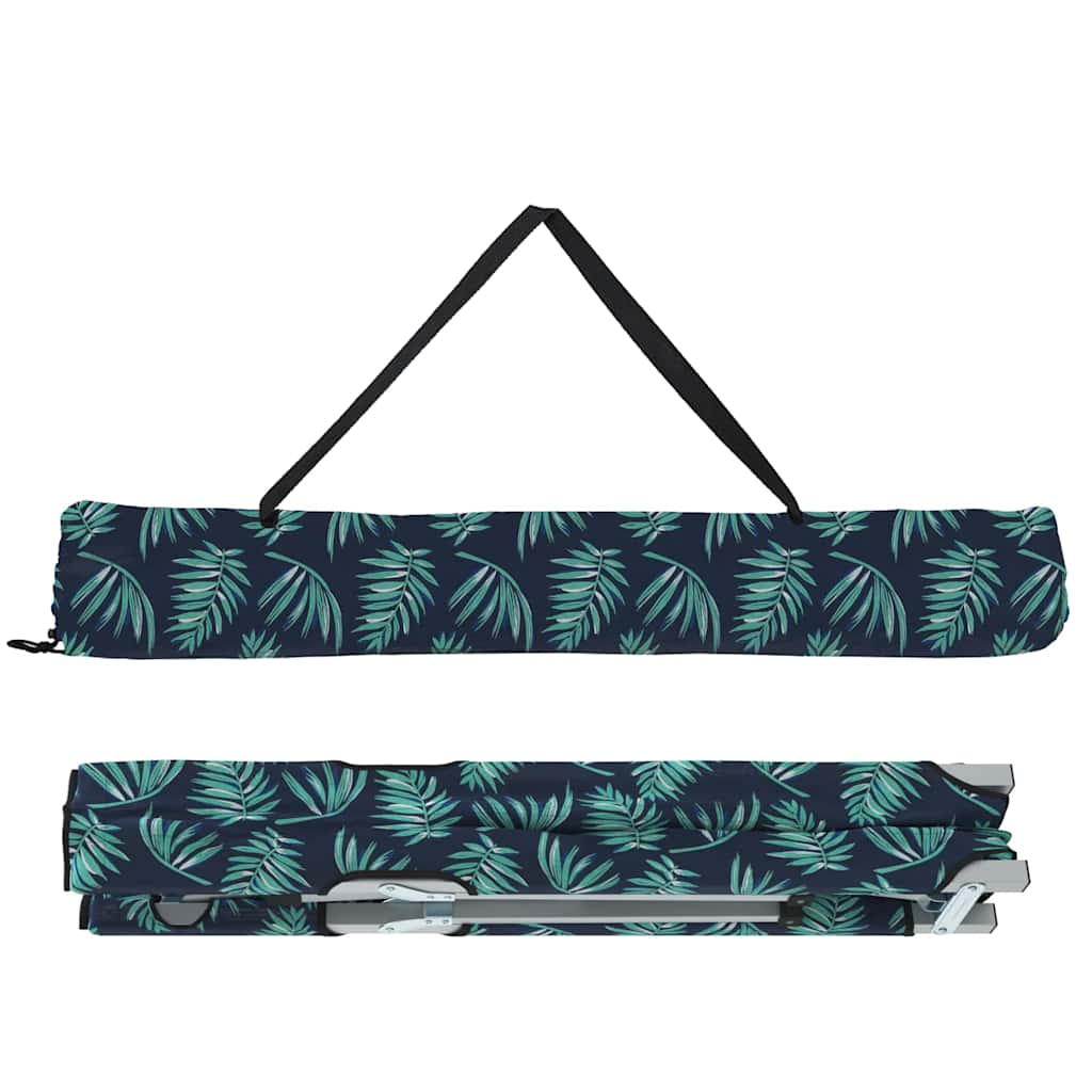vidaXL Składane Łóżko Kempingowe 2 pcs Las 194 x 62,5 x 42,5 cm