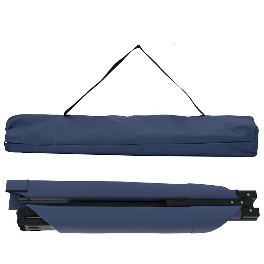 vidaXL Składane Łóżko Kempingowe Niebieski 193 x 69 x 45 cm