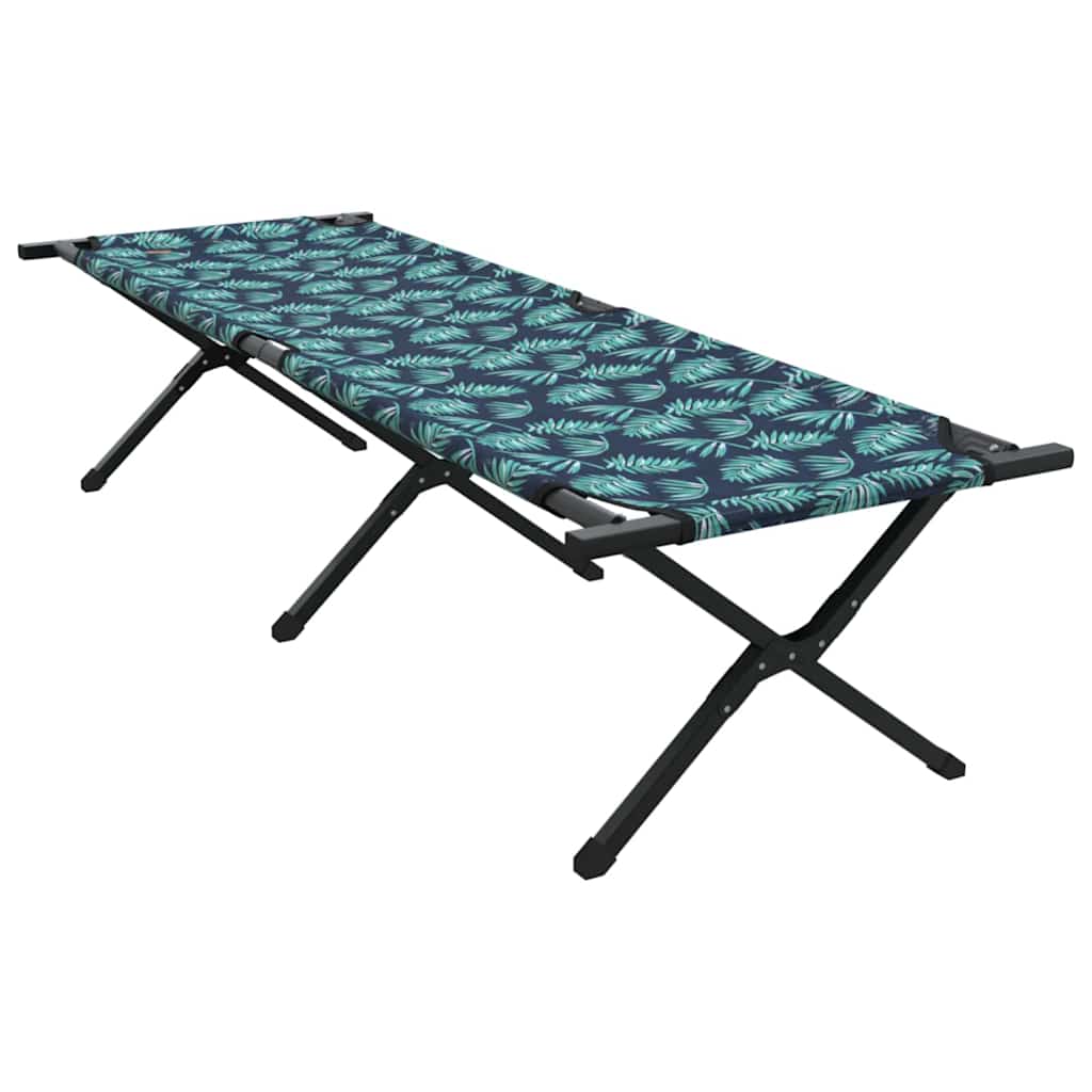 vidaXL Składane Łóżko Kempingowe Las 193 x 69 x 45 cm Tkanina Oxford