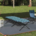 vidaXL Składane Łóżko Kempingowe Las 210 x 80 x 46 cm Tkanina Oxford