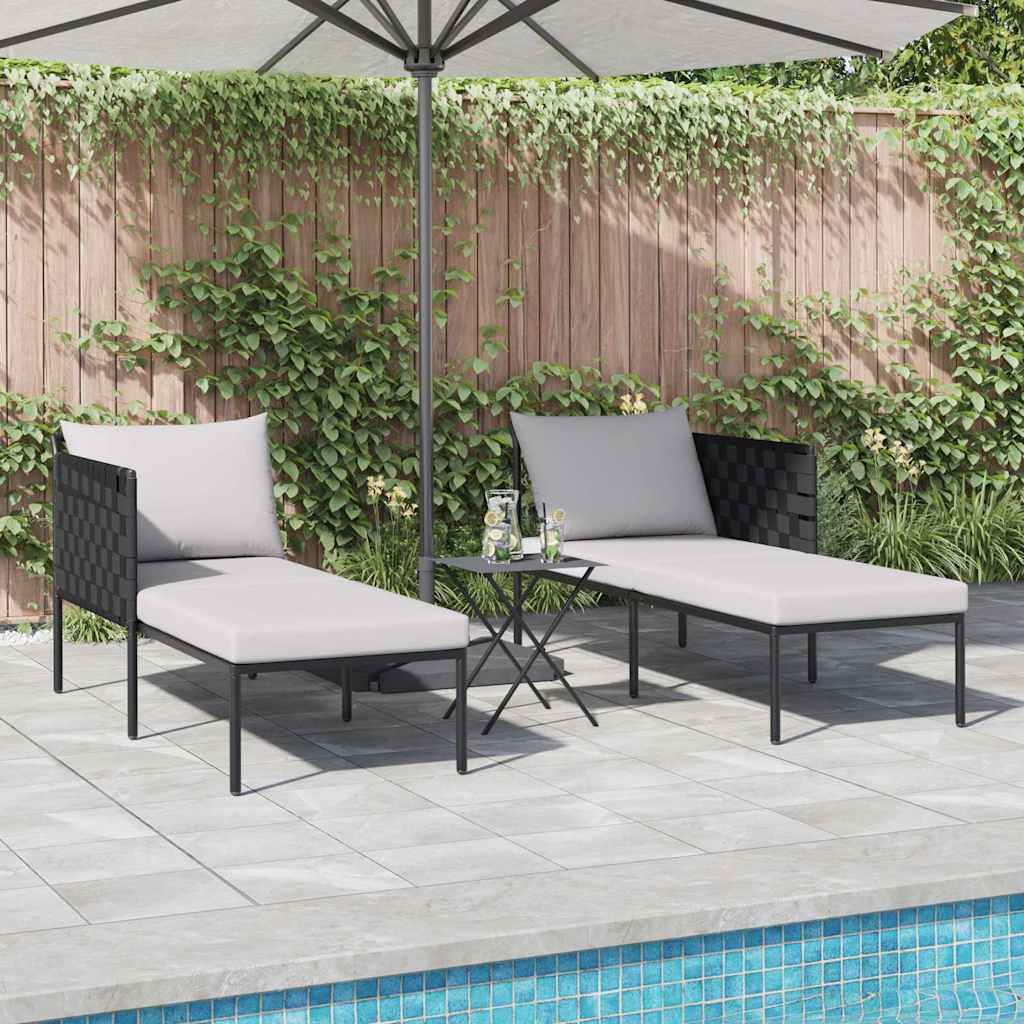 vidaXL Leżak Antracyt 153 x 115 x 69.5 cm Stal malowana proszkowo