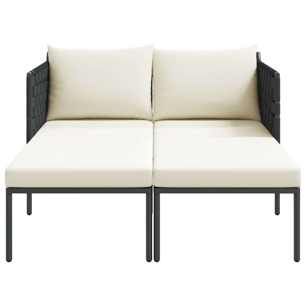 vidaXL Leżak Antracyt 153 x 115 x 69.5 cm Stal malowana proszkowo