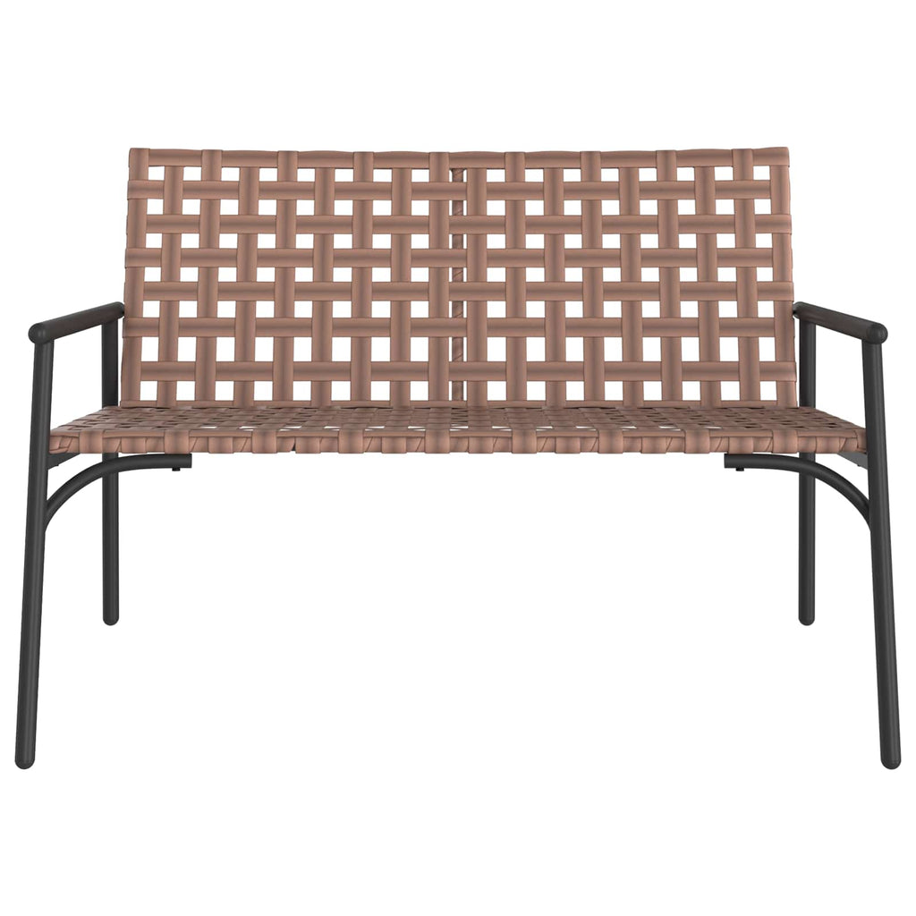 vidaXL Krzesło Ogrodowe Brązowy 110,5 x 79 x 75,5 cm polirattan