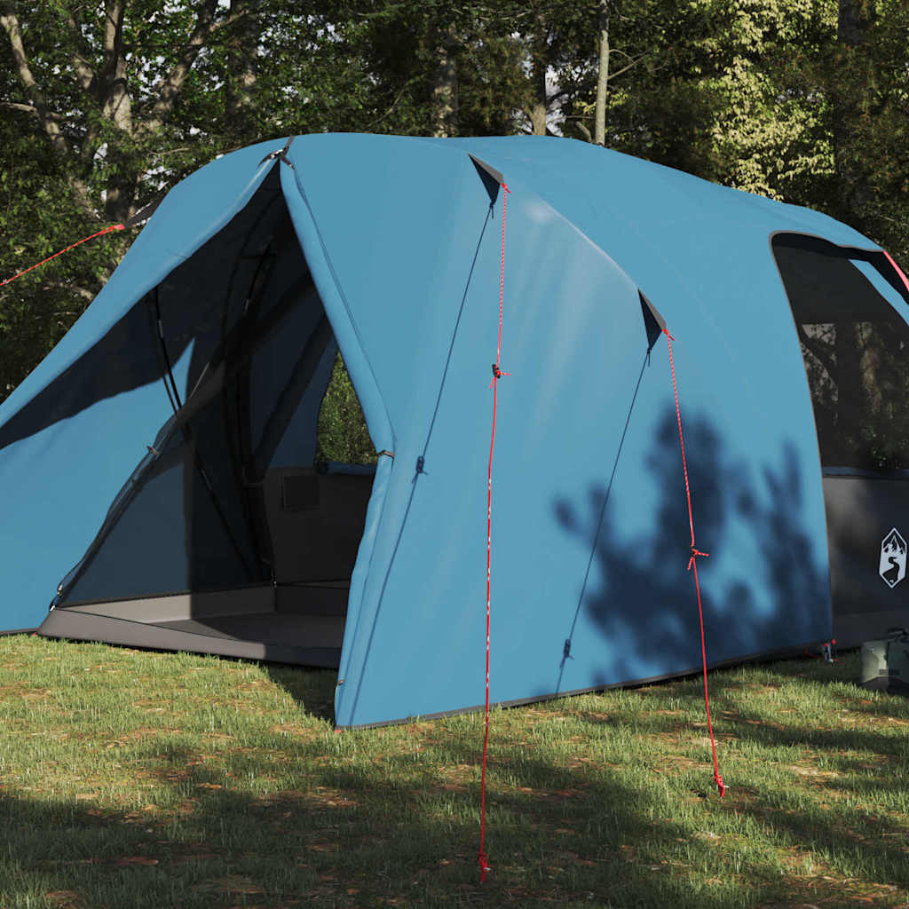 vidaXL Namiot kopułkowy 6-osobowy Niebieski 500 x 314 x 206 cm