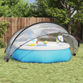 vidaXL Kopuła basenowa 336 x 322 x 160 cm PVC przezroczysty
