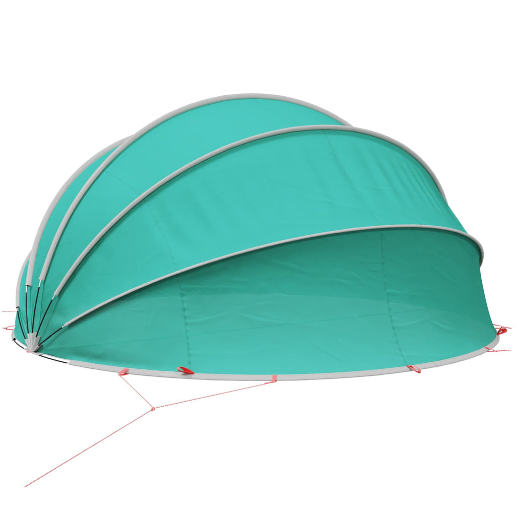 vidaXL Kopuła basenowa 430 x 430 x 210 cm Poliester 185T z powłoką PU