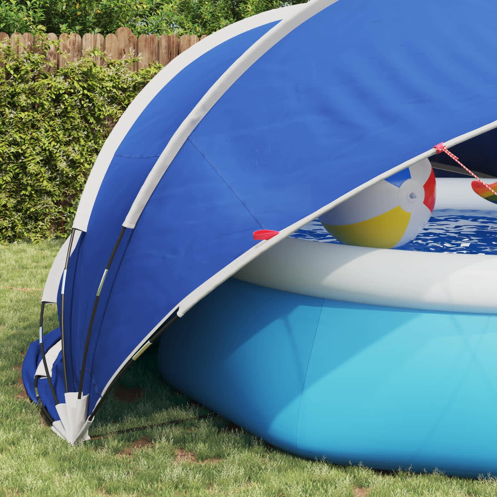 vidaXL Kopuła basenowa 472 x 460 x 229 cm Poliester 185T z powłoką PU