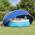 vidaXL Kopuła basenowa 472 x 460 x 229 cm Poliester 185T z powłoką PU