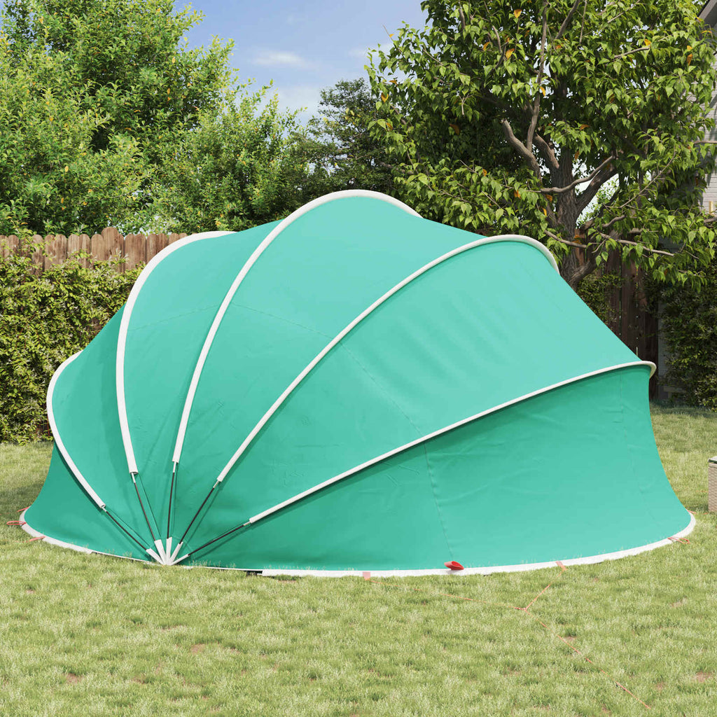 vidaXL Kopuła basenowa 472 x 460 x 229 cm Poliester 185T z powłoką PU