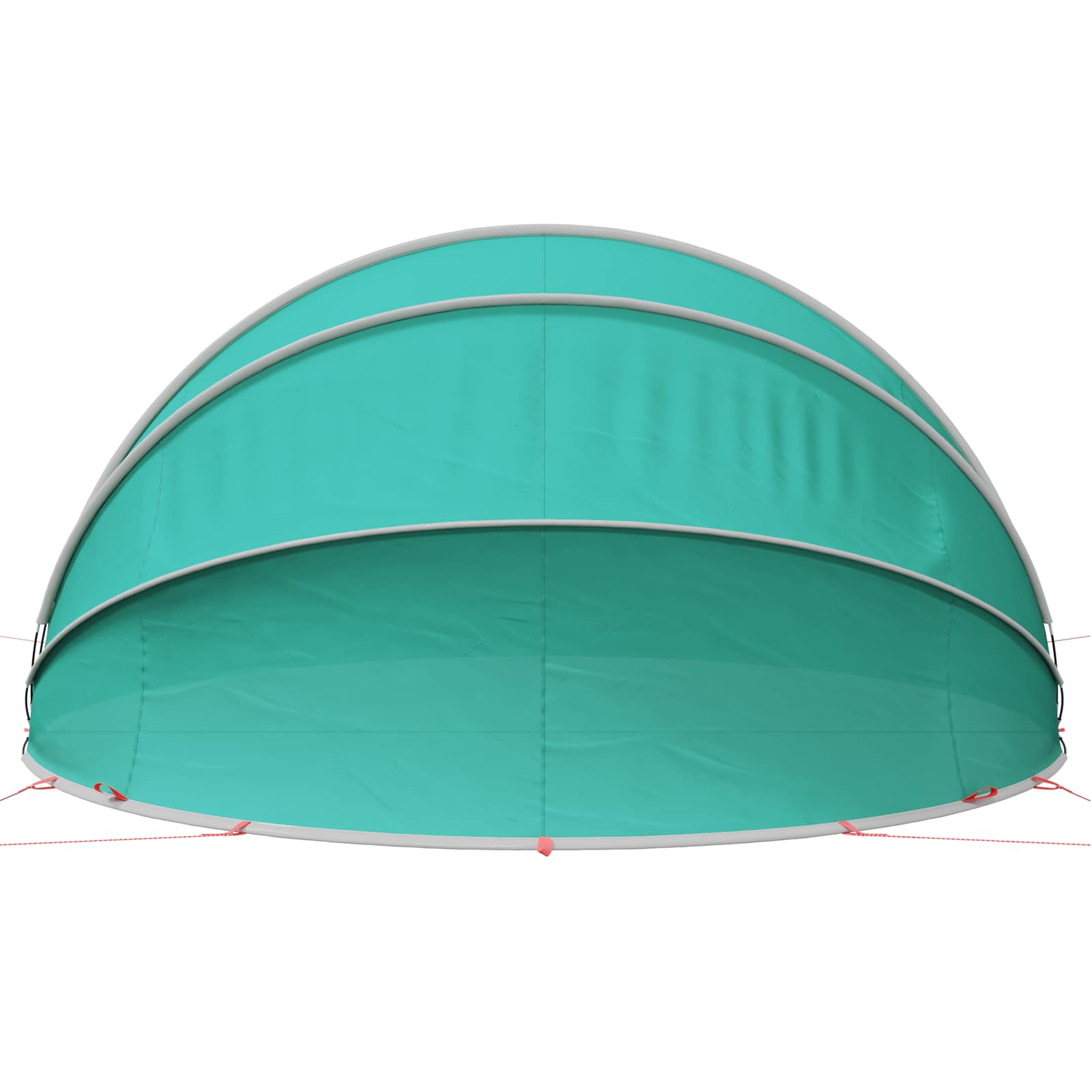 vidaXL Kopuła basenowa 472 x 460 x 229 cm Poliester 185T z powłoką PU