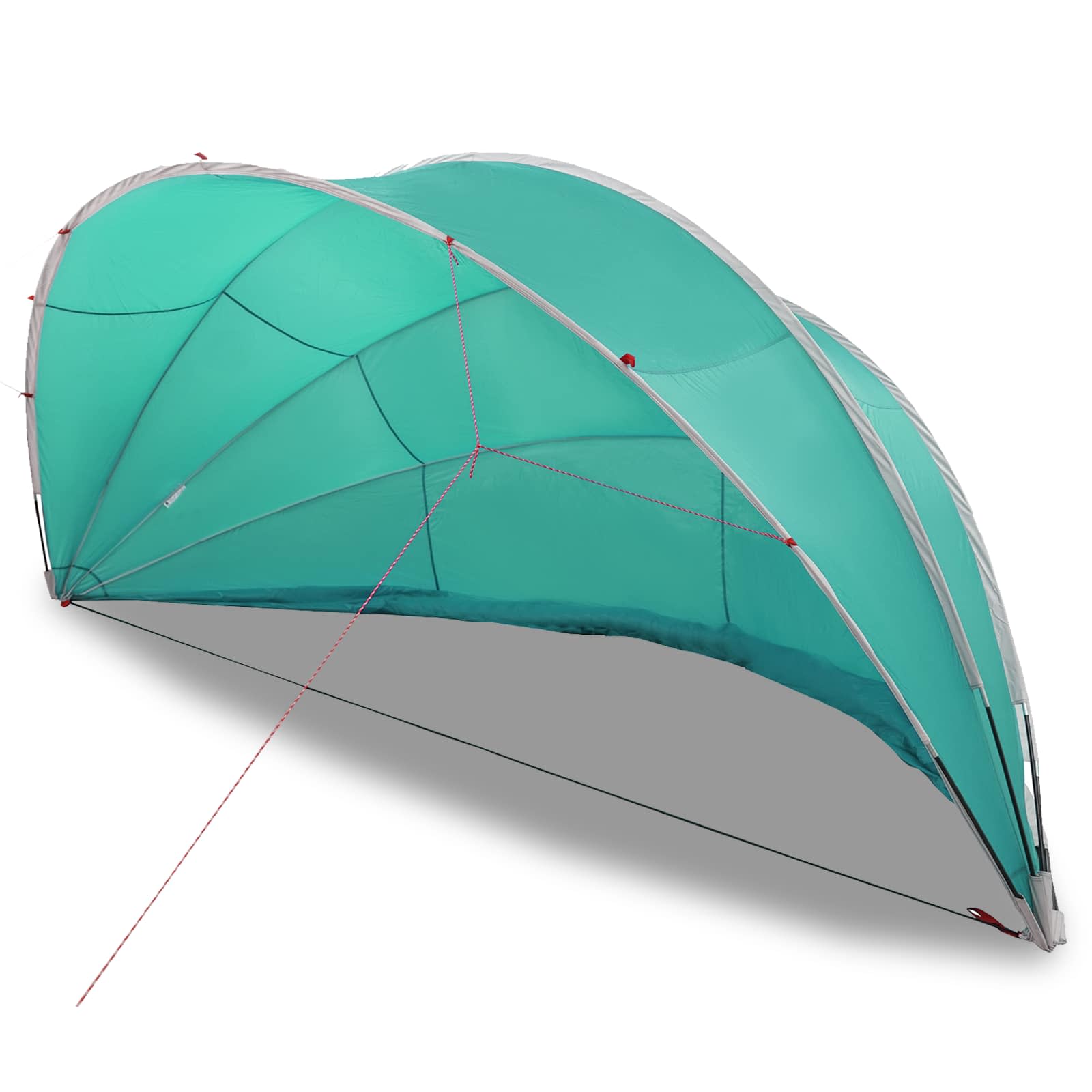 vidaXL Kopuła basenowa 472 x 460 x 229 cm Poliester 185T z powłoką PU