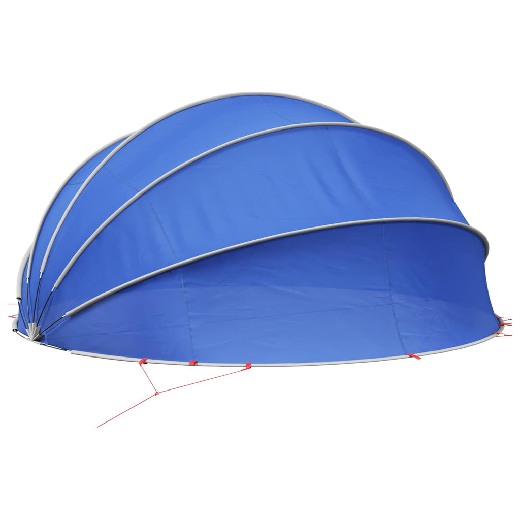 vidaXL Kopuła basenowa 500 x 500 x 236 cm Poliester 185T z powłoką PU