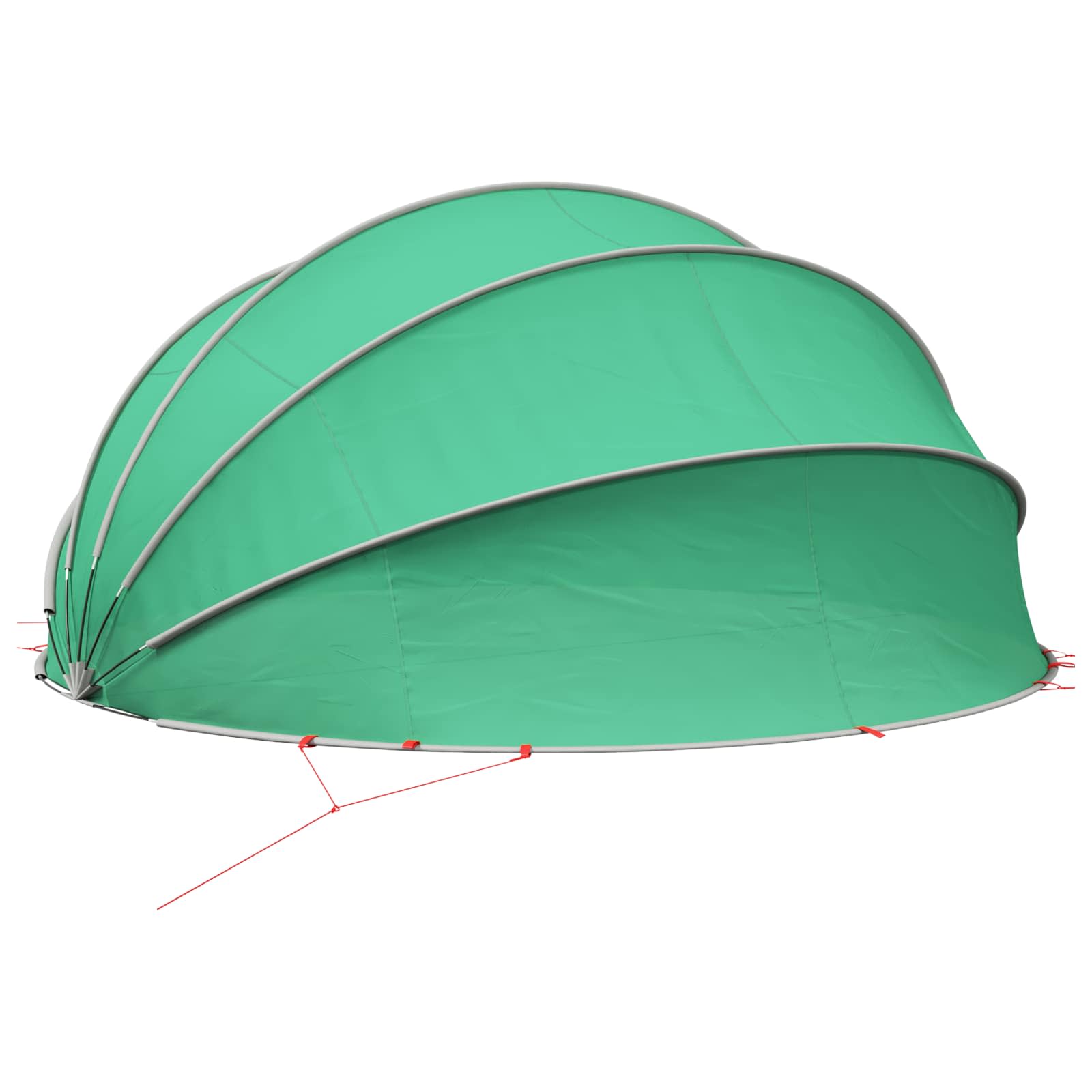 vidaXL Kopuła basenowa 500 x 500 x 236 cm Poliester 185T z powłoką PU