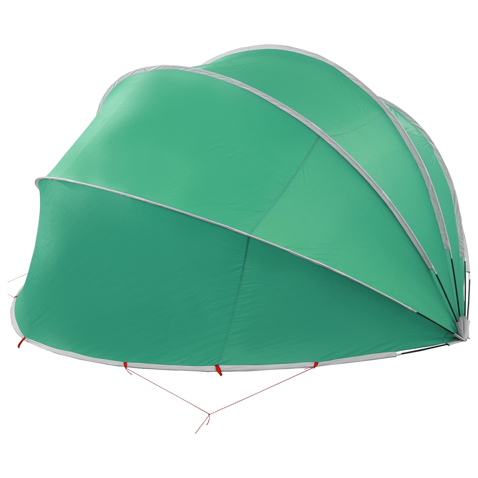 vidaXL Kopuła basenowa 500 x 500 x 236 cm Poliester 185T z powłoką PU