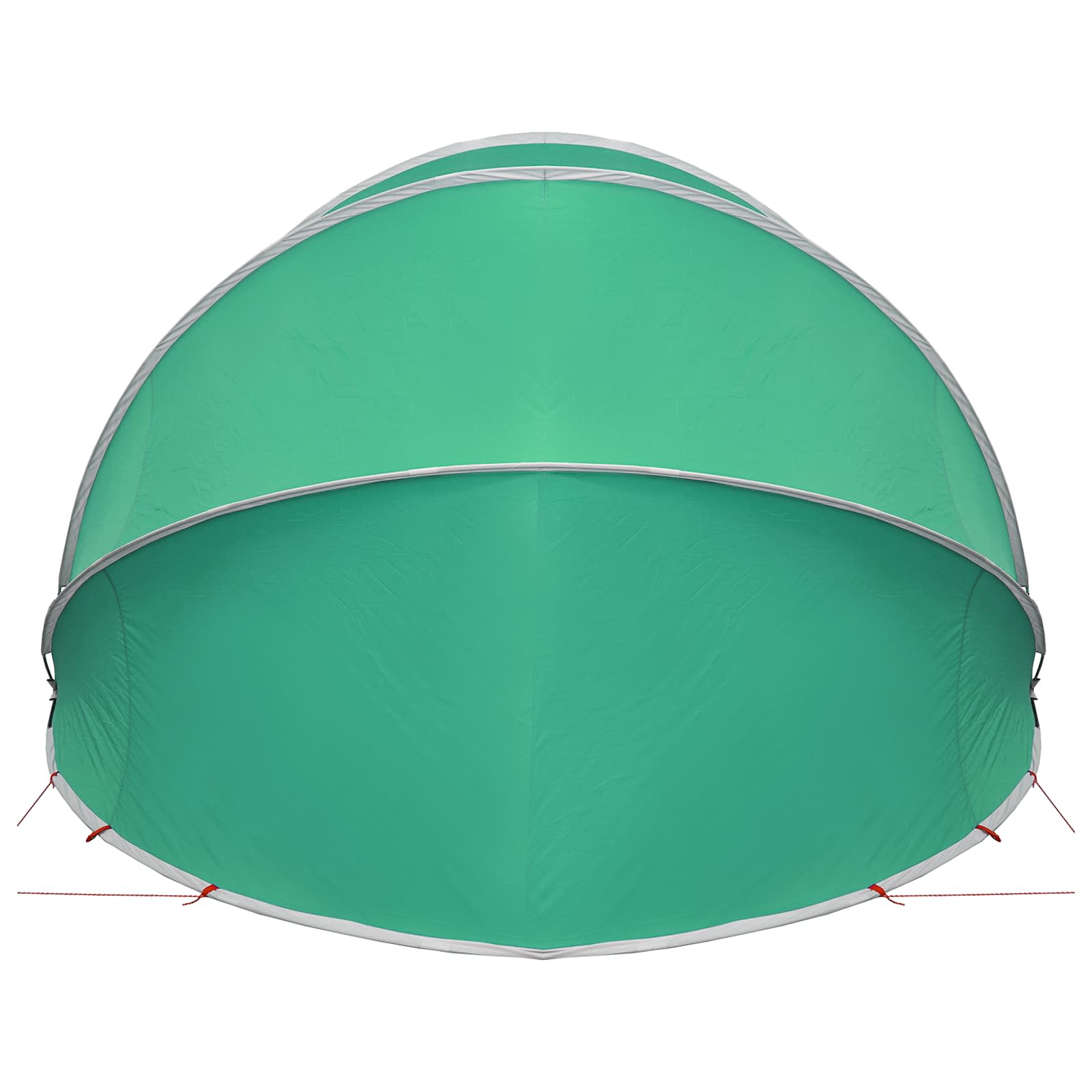vidaXL Kopuła basenowa 500 x 500 x 236 cm Poliester 185T z powłoką PU