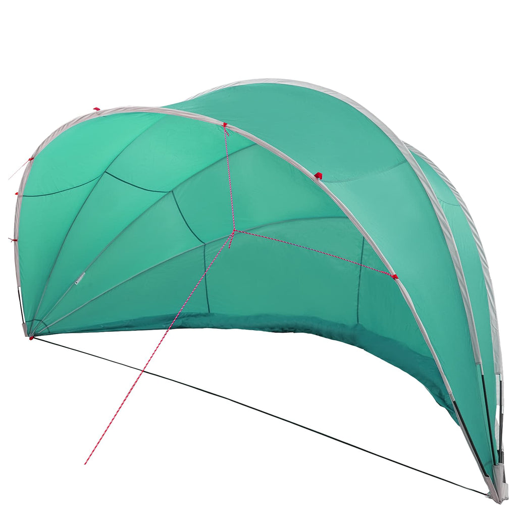 vidaXL Kopuła basenowa 546 x 516 x 250 cm Poliester 185T z powłoką PU