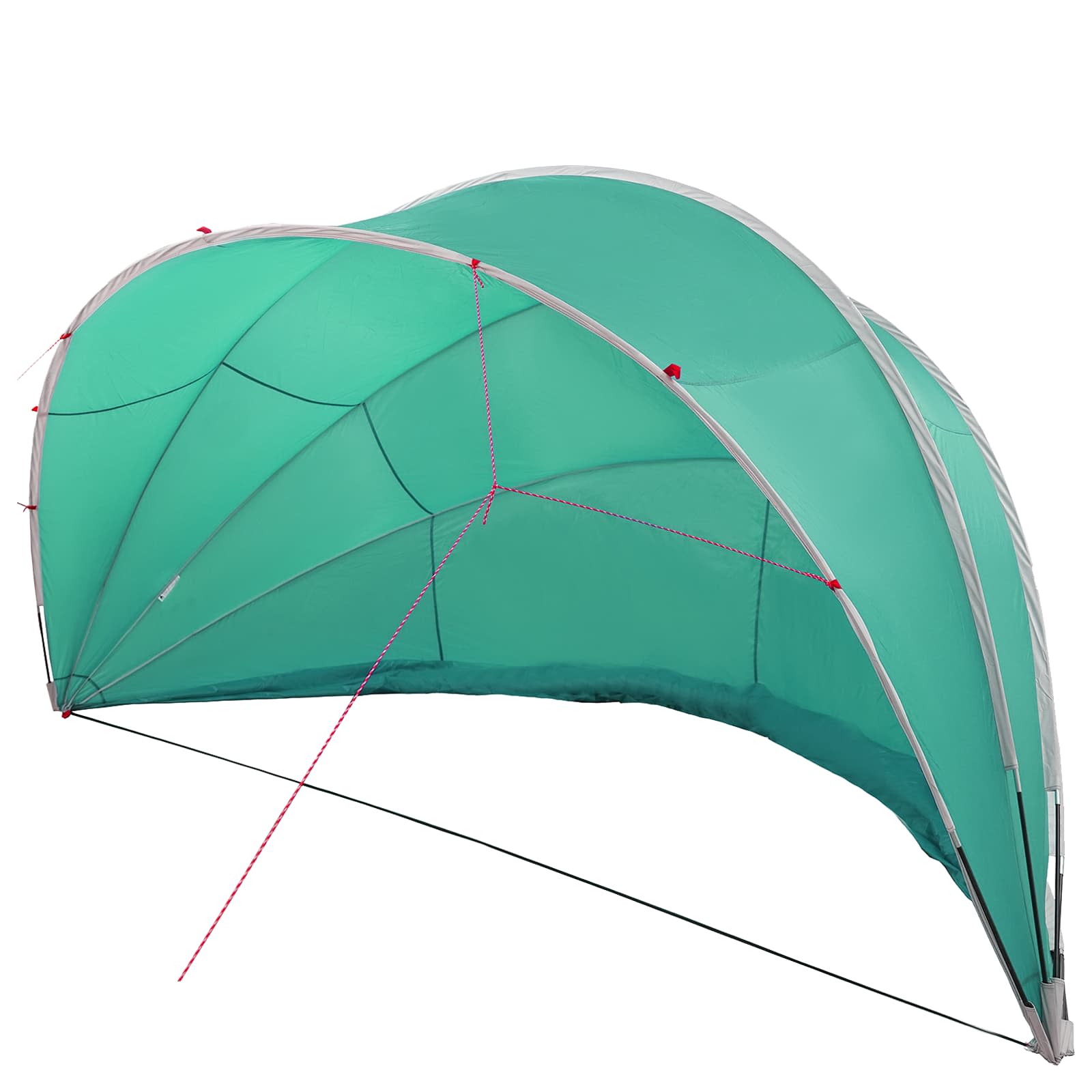 vidaXL Kopuła basenowa 546 x 516 x 250 cm Poliester 185T z powłoką PU