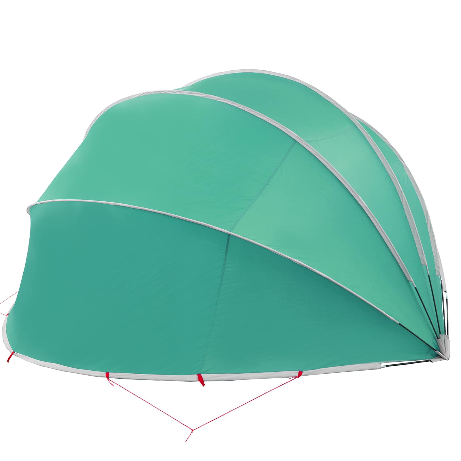 vidaXL Kopuła basenowa 546 x 516 x 250 cm Poliester 185T z powłoką PU