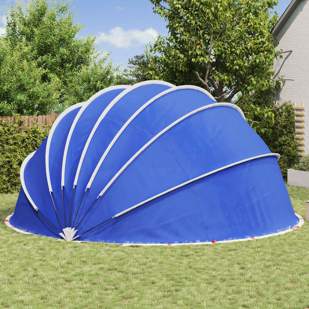 vidaXL Kopuła basenowa 592 x 590 x 275 cm Poliester 185T z powłoką PU