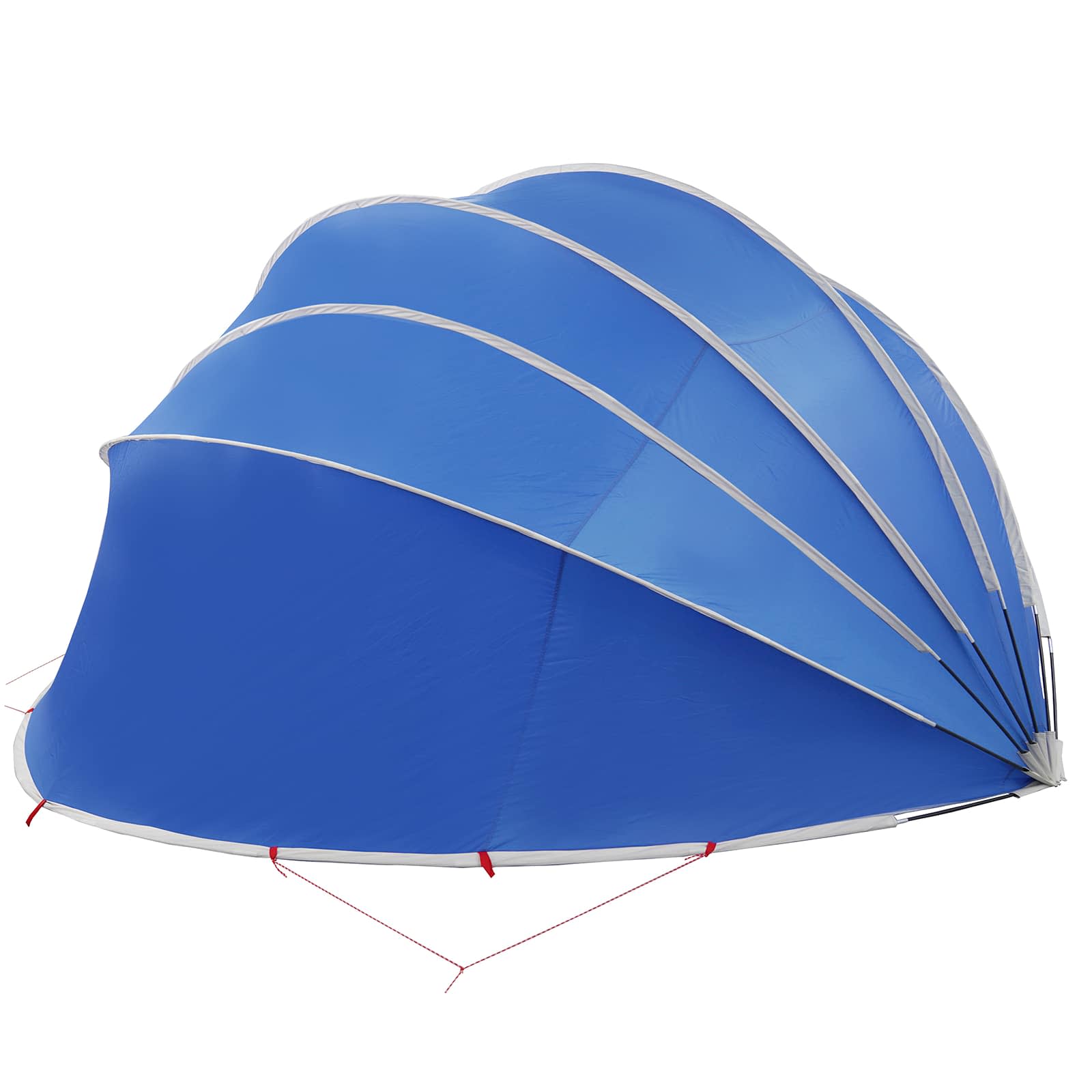 vidaXL Kopuła basenowa 592 x 590 x 275 cm Poliester 185T z powłoką PU