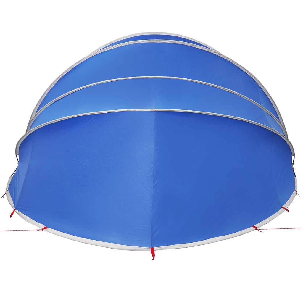 vidaXL Kopuła basenowa 592 x 590 x 275 cm Poliester 185T z powłoką PU