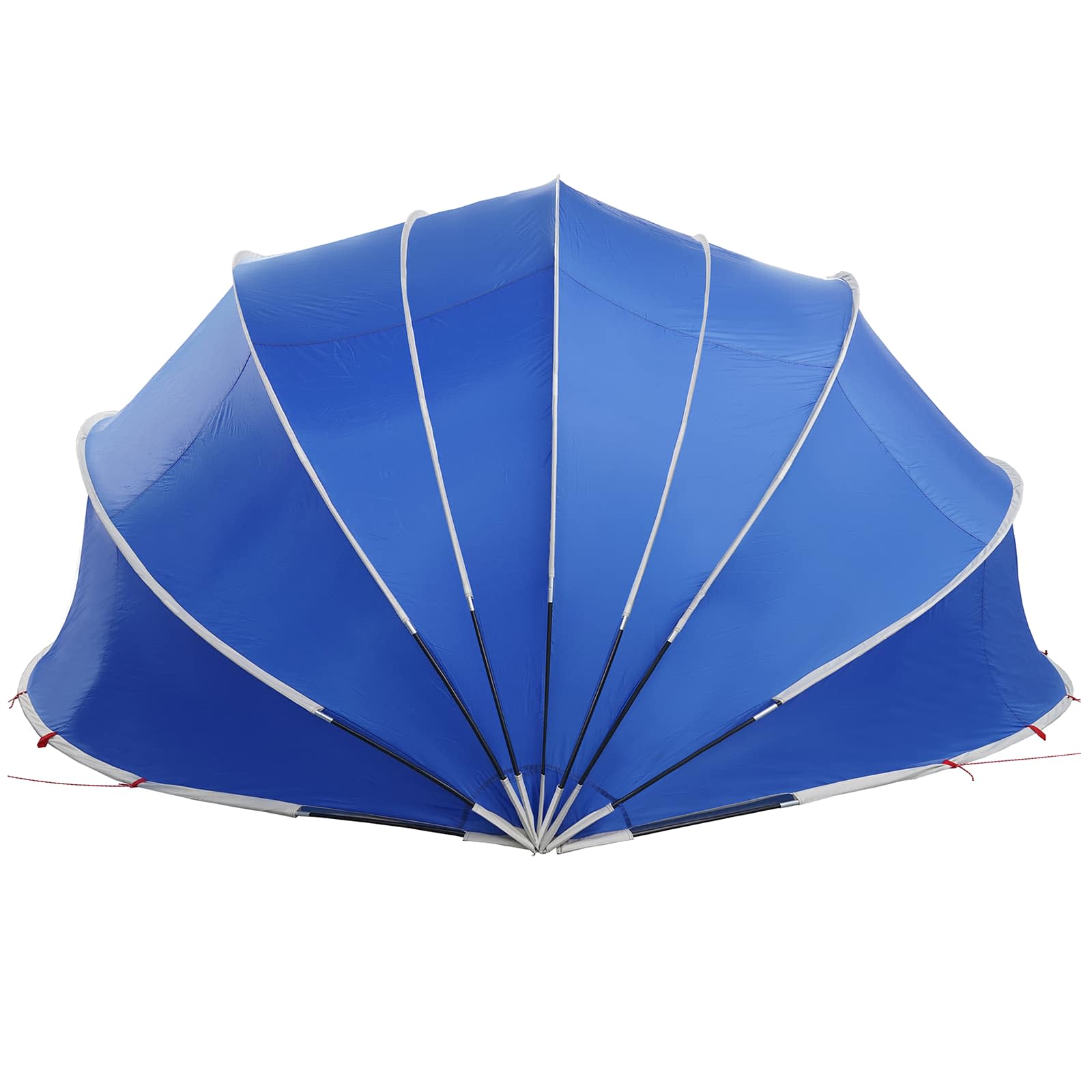 vidaXL Kopuła basenowa 592 x 590 x 275 cm Poliester 185T z powłoką PU