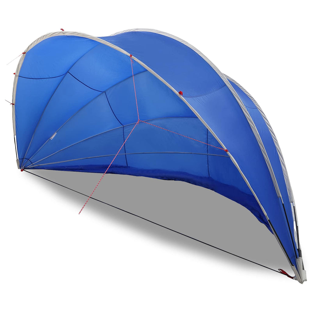 vidaXL Kopuła basenowa 592 x 590 x 275 cm Poliester 185T z powłoką PU