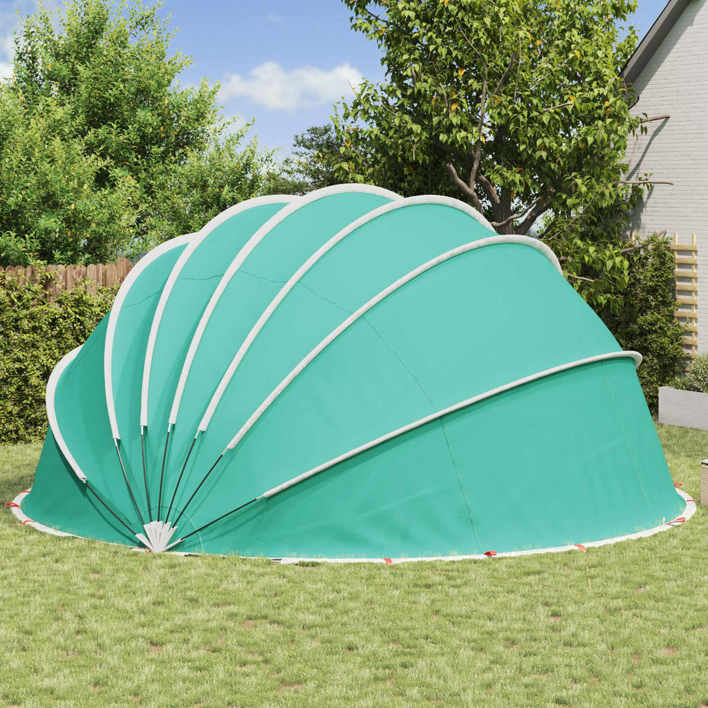 vidaXL Kopuła basenowa 592 x 590 x 275 cm Poliester 185T z powłoką PU