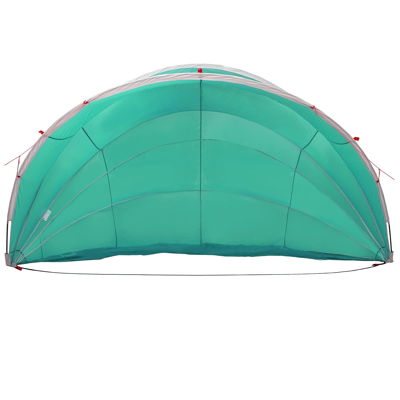vidaXL Kopuła basenowa 592 x 590 x 275 cm Poliester 185T z powłoką PU