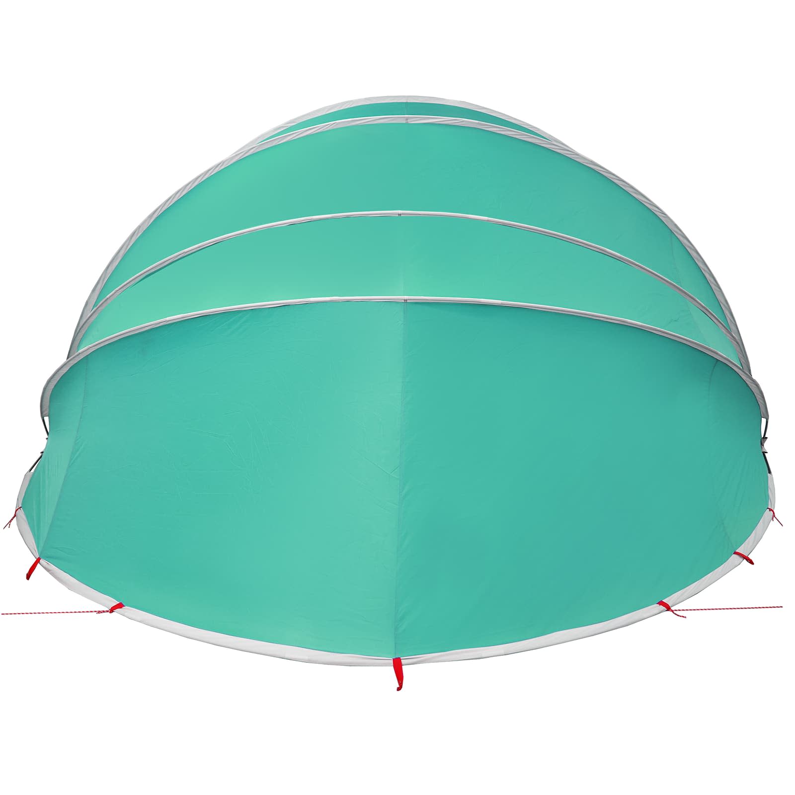 vidaXL Kopuła basenowa 592 x 590 x 275 cm Poliester 185T z powłoką PU