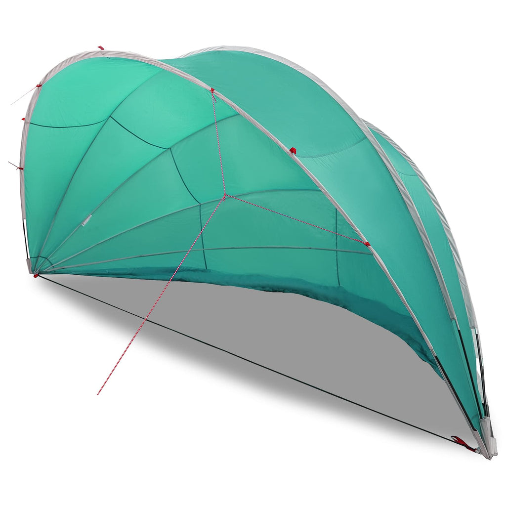 vidaXL Kopuła basenowa 592 x 590 x 275 cm Poliester 185T z powłoką PU