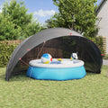 vidaXL Kopuła basenowa 592 x 590 x 275 cm Poliester 185T z powłoką PU