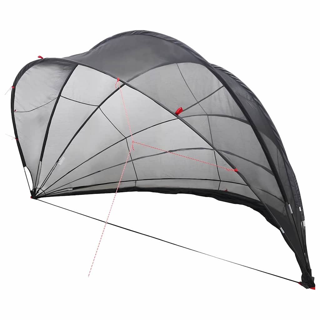 vidaXL Kopuła basenowa 592 x 590 x 275 cm Poliester 185T z powłoką PU